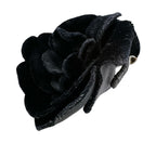 Chanel Camellia Pin Brooch Corsage Black — view 4