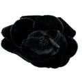 Chanel Camellia Pin Brooch Corsage Black