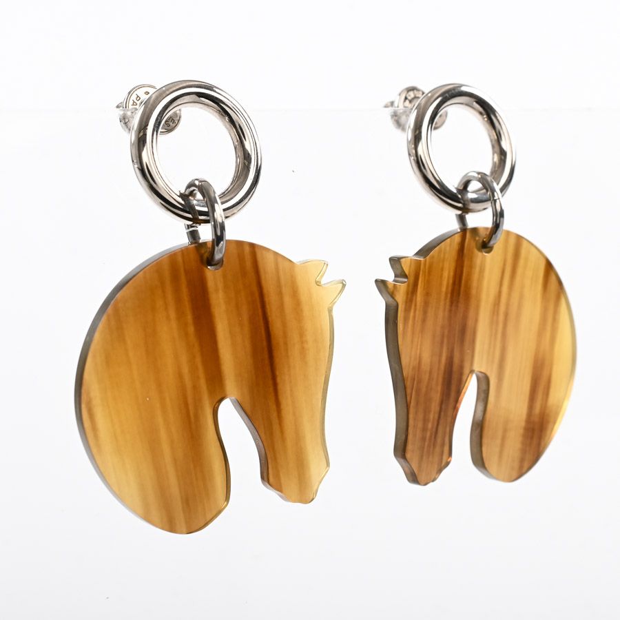 Hermes Earrings Tattasol Silver — view 2