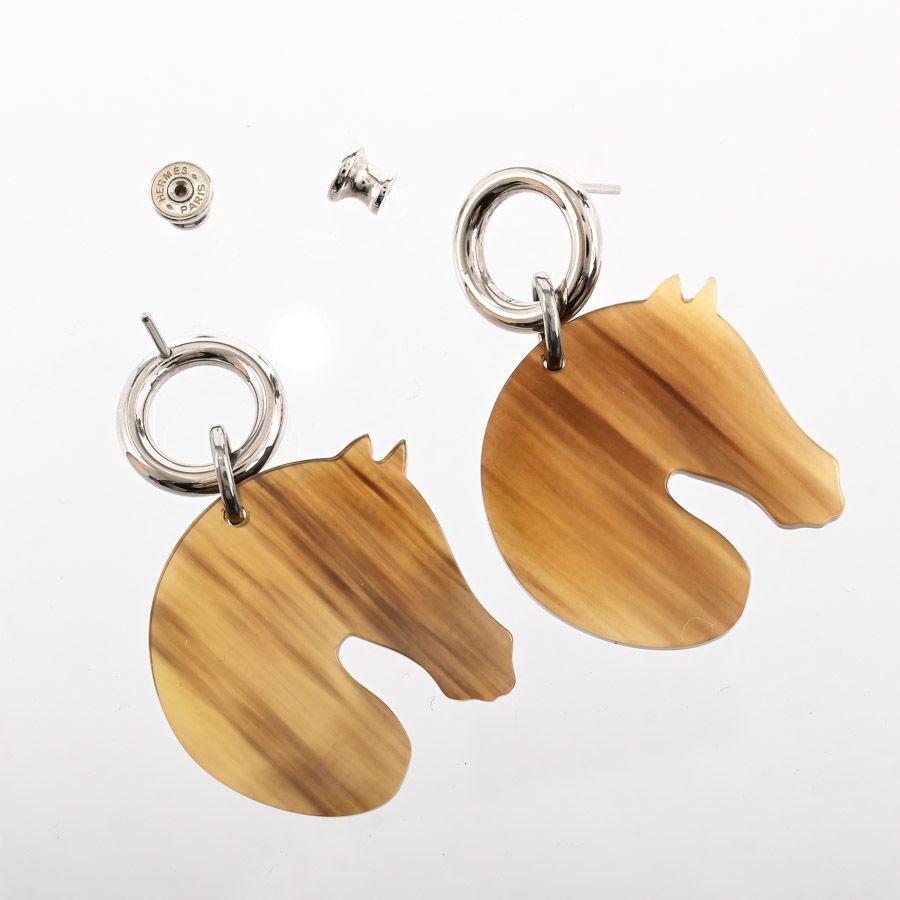 Hermes Earrings Tattasol Silver — view 3