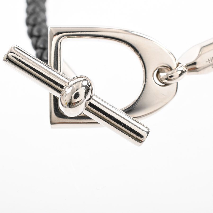 Hermes Bracelet Etrier Silver — view 7