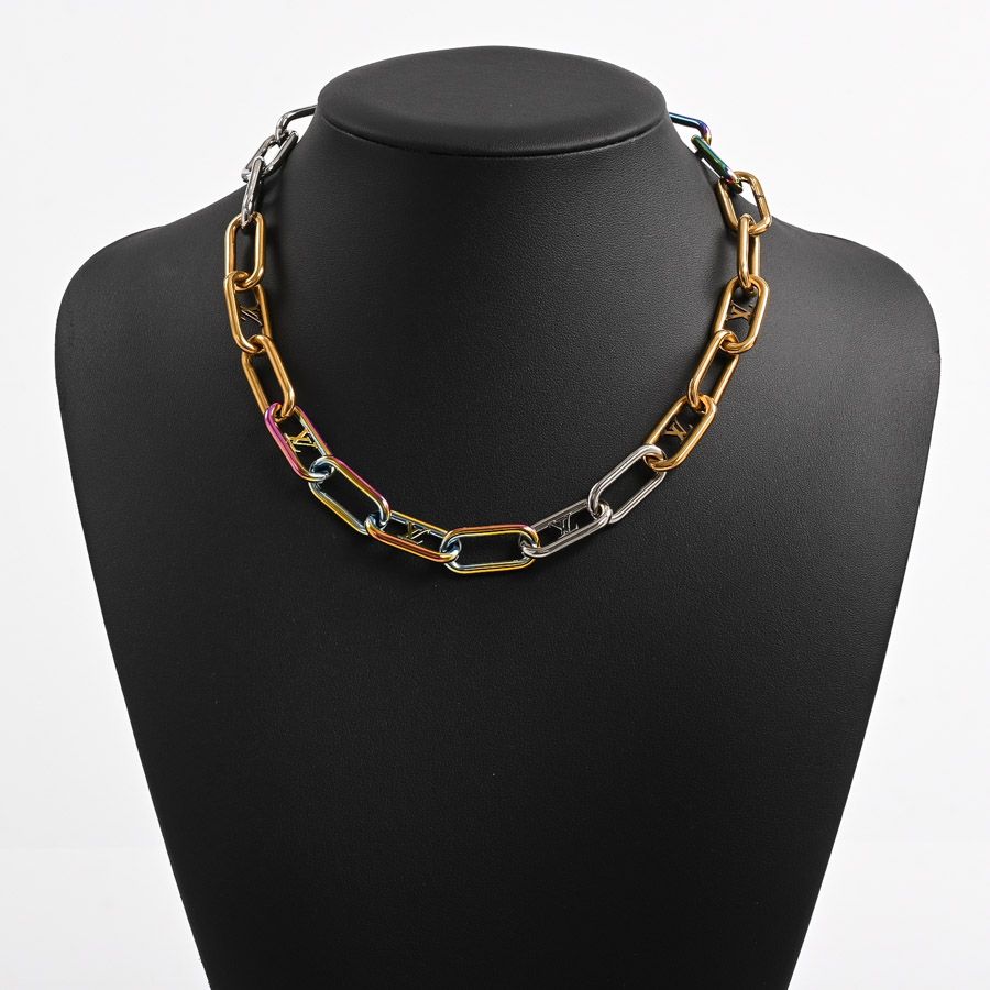 Louis Vuitton Necklace Collier Signature Chain — view 5