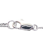 Dior Rhinestone Necklace Ribbon Motif Silver — view 8