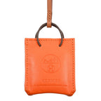 Hermes Charm Sac Orange Keychain