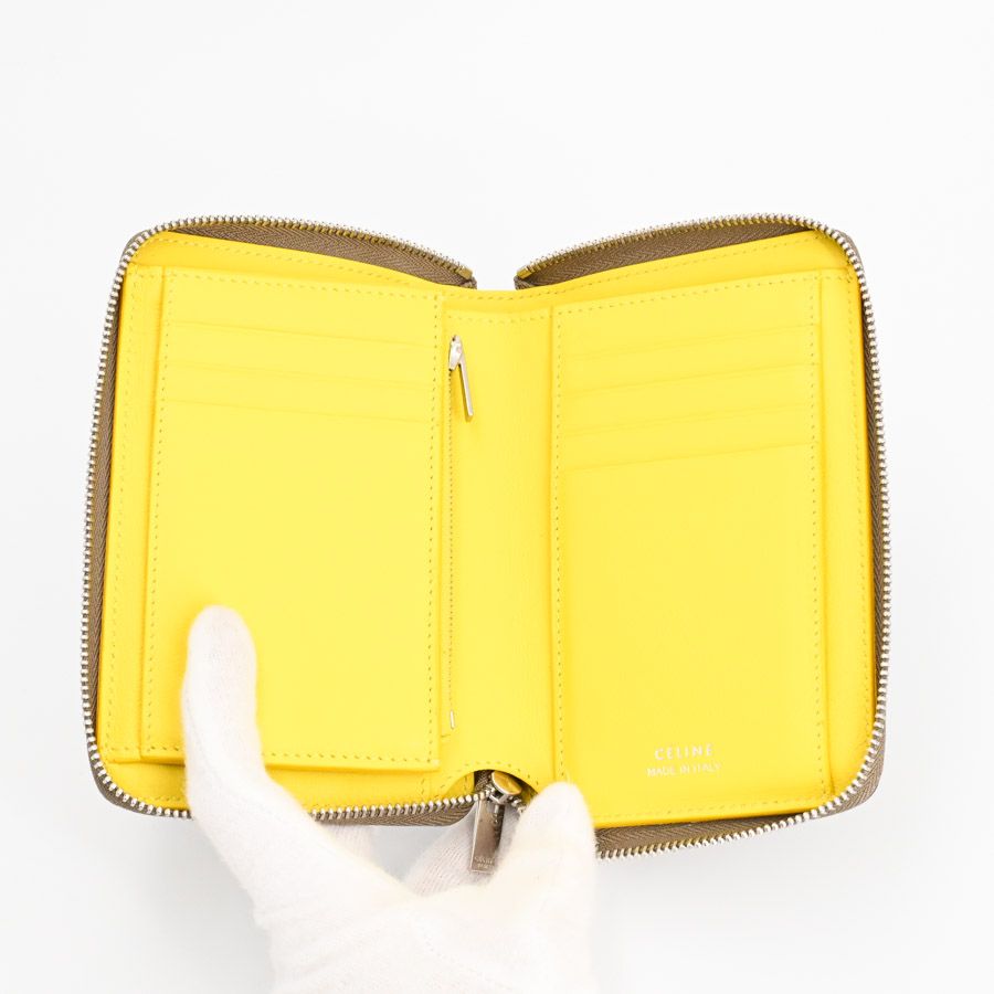 Celine Compact Wallet Gray — view 4