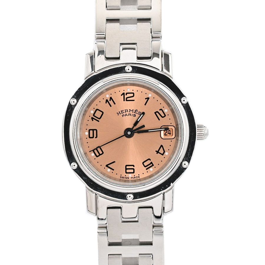 Hermes Watch Clipper Silver