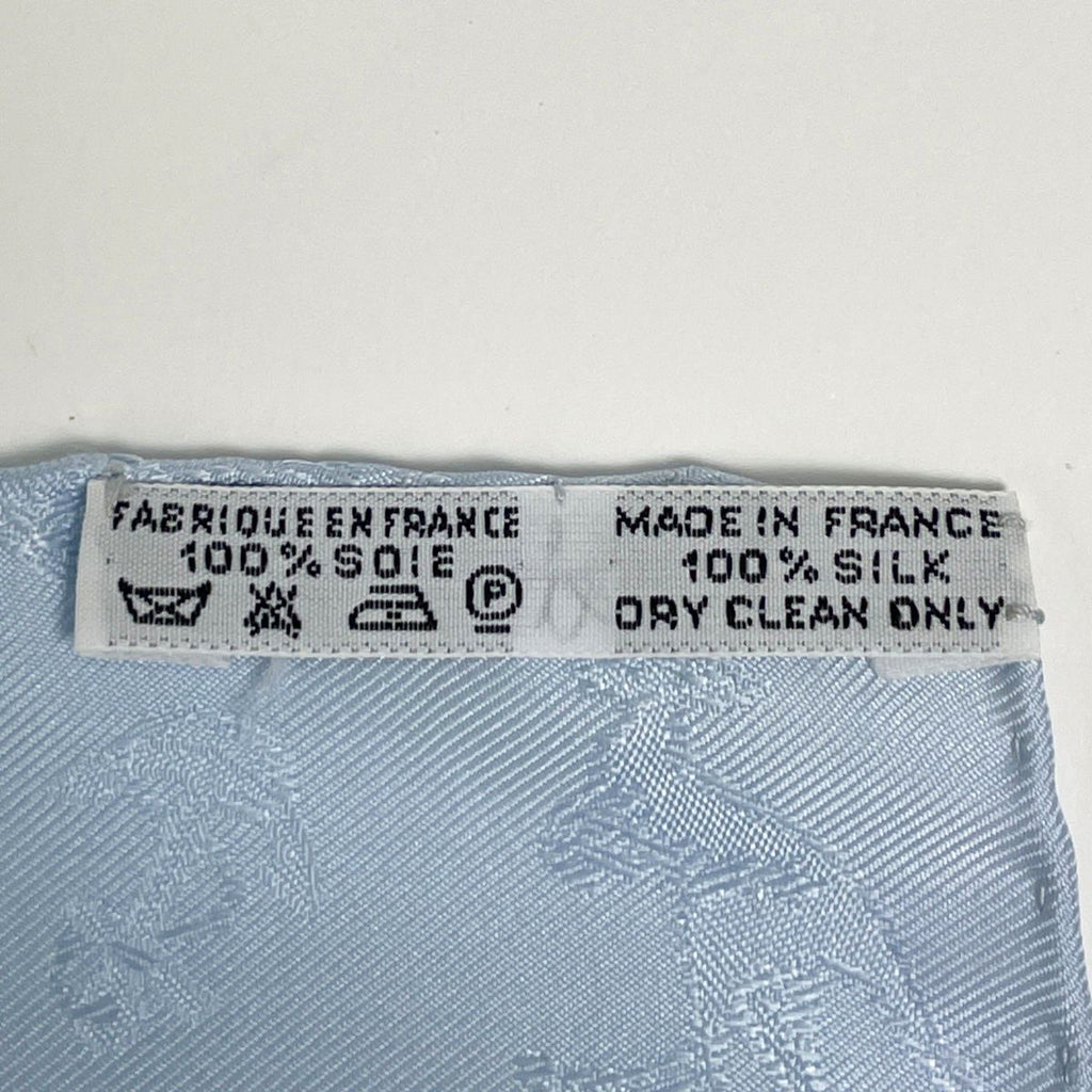 Hermes Carre 90 le Geographe Geographer Scarf Silk Blue White Multicolor — view 2