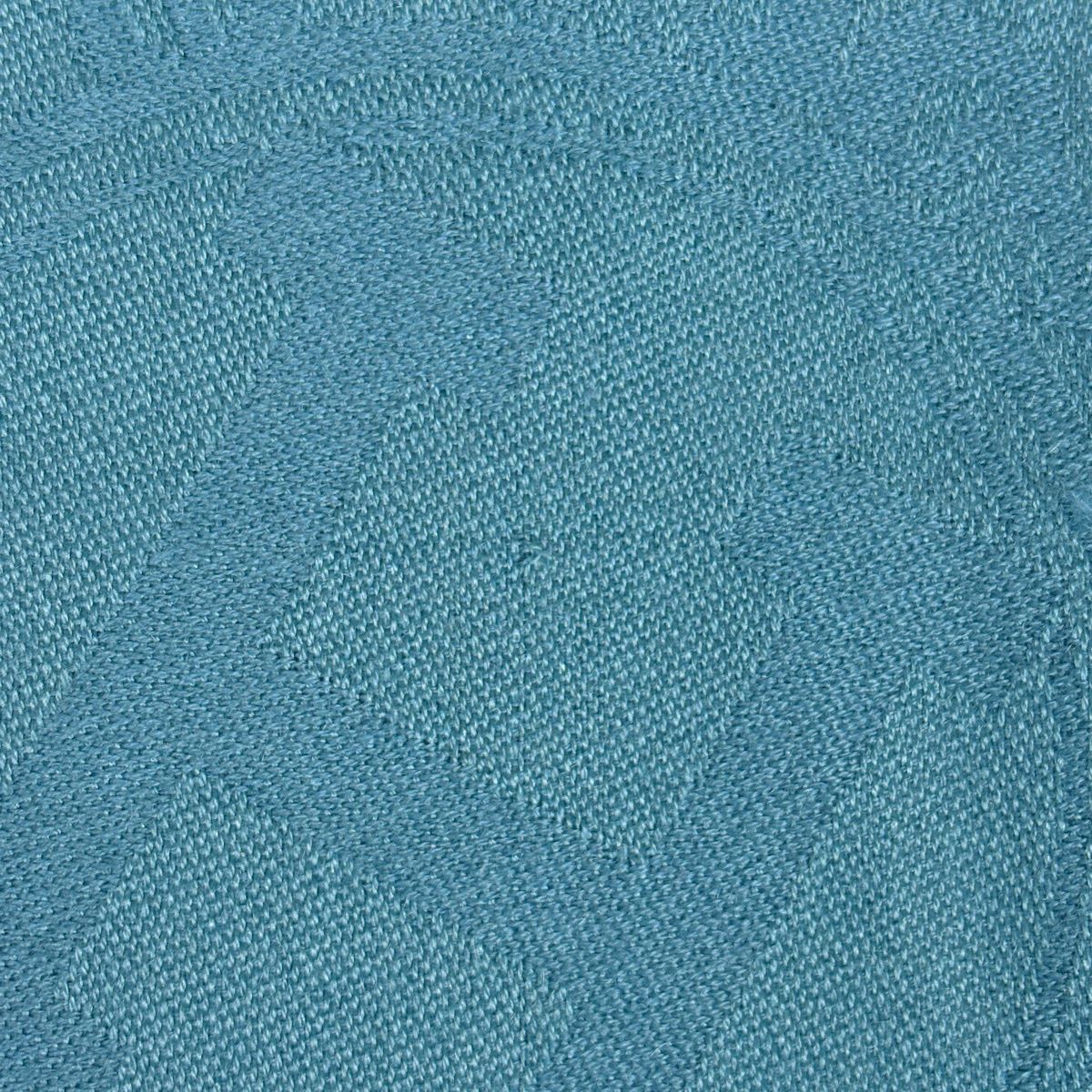 Hermes Logo Shawl Scarf Cashmere Silk Blue — view 4