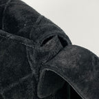 Chanel Cosmos Line Shoulder Bag CC Logo Suede Black — view 5