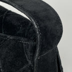 Chanel Cosmos Line Shoulder Bag CC Logo Suede Black — view 6
