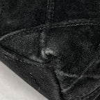 Chanel Cosmos Line Shoulder Bag CC Logo Suede Black — view 3