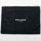 Saint Laurent Logo Clutch YSL Cassandra Leather Gold — view 8