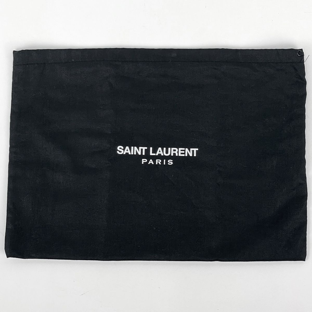 Saint Laurent Logo Clutch YSL Cassandra Leather Gold — view 8