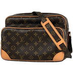 Louis Vuitton Nile Shoulder Bag Monogram Brown