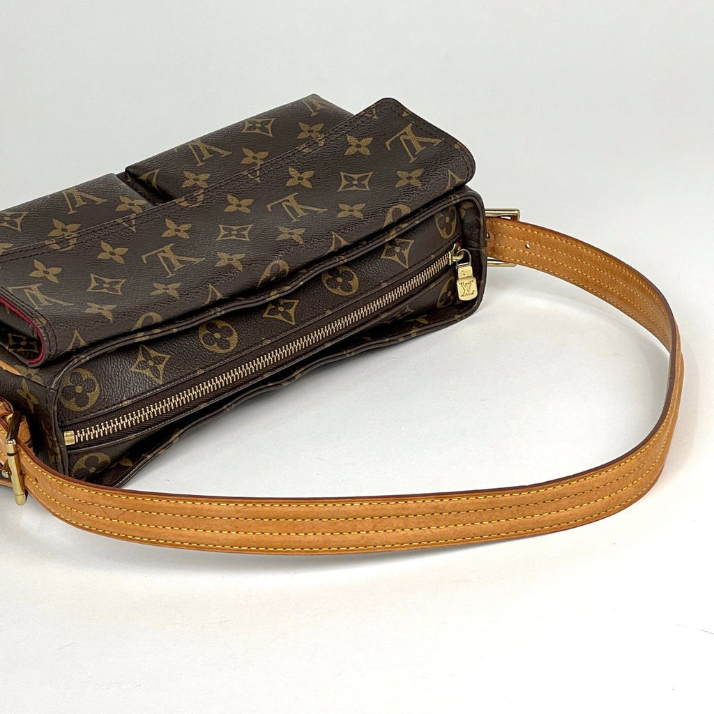 Louis Vuitton Viva-Cite MM Shoulder Bag Monogram Brown — view 9