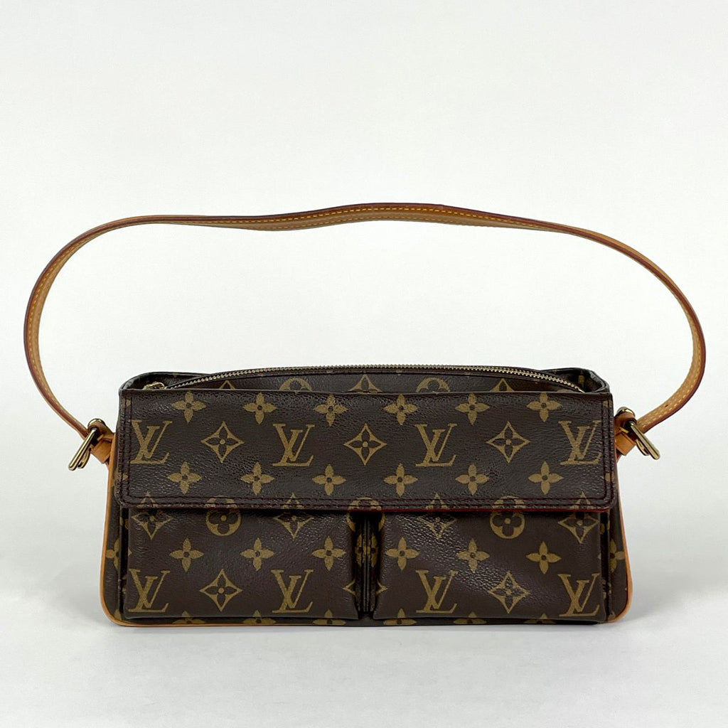 Louis Vuitton Viva-Cite MM Shoulder Bag Monogram Brown — view 8