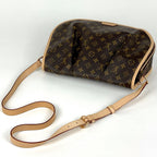 Louis Vuitton Menilmontant MM Crossbody Shoulder Bag Monogram Brown — view 6