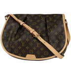 Louis Vuitton Menilmontant MM Crossbody Shoulder Bag Monogram Brown