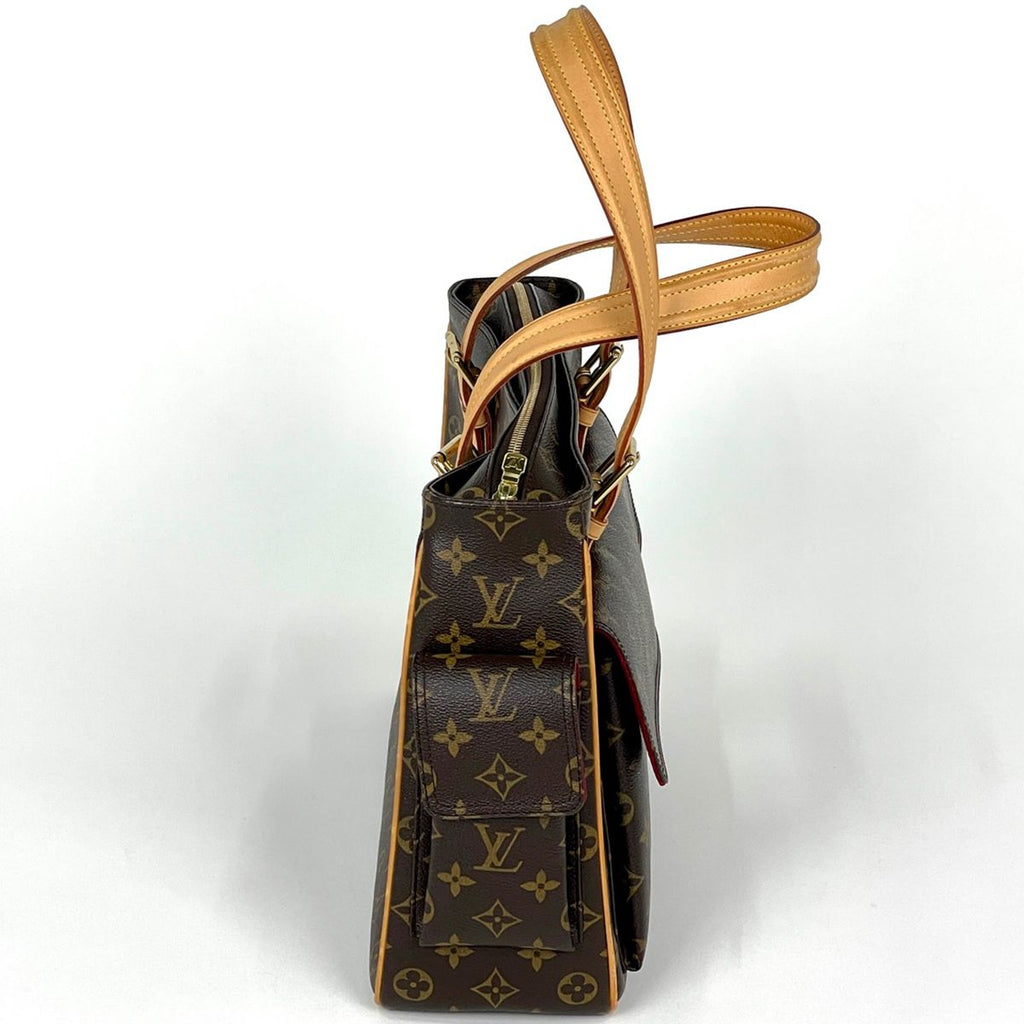 Louis Vuitton Multipuri City Handbag Shoulder Tote Monogram Brown — view 9