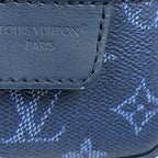 Louis Vuitton Mini Dopp Kit Monogram Heritage Leather Chien Blue Handbag — view 4