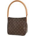 Louis Vuitton Looping MM Shoulder Bag Monogram Brown
