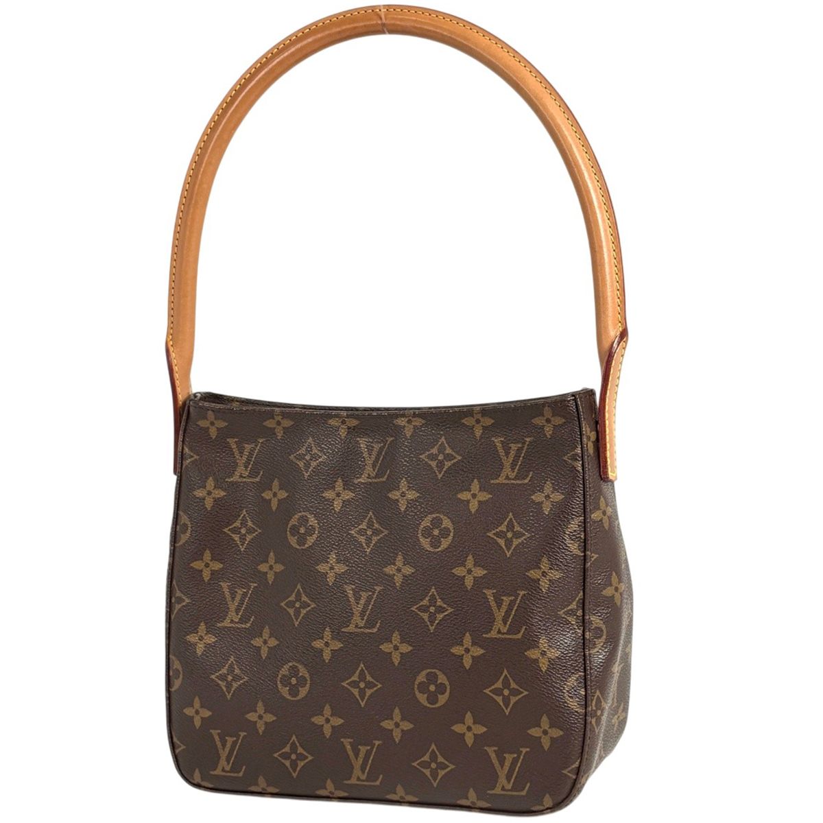 Louis Vuitton Looping MM Shoulder Bag Monogram Brown