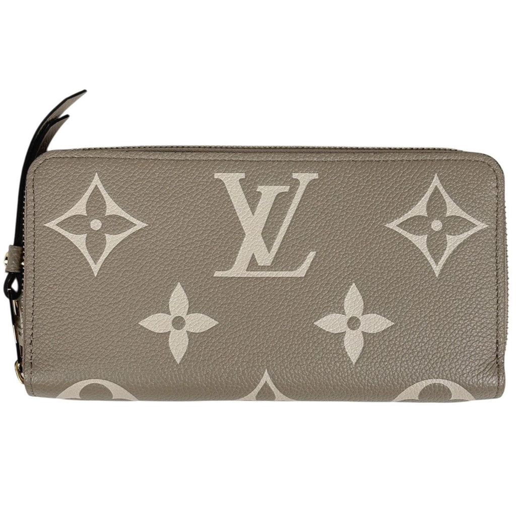 Louis Vuitton Zippy Wallet Zip Around Monogram Giant Tourterelle Cream