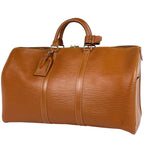 Louis Vuitton Keepall 50 Boston Bag Epi Cipango Gold