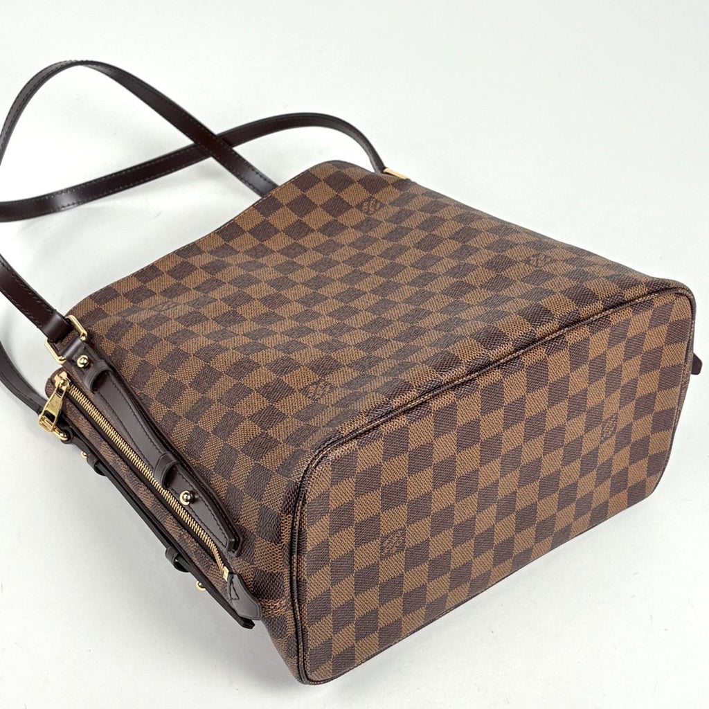 Louis Vuitton Shoulder Bag Tote Damier Brown — view 2