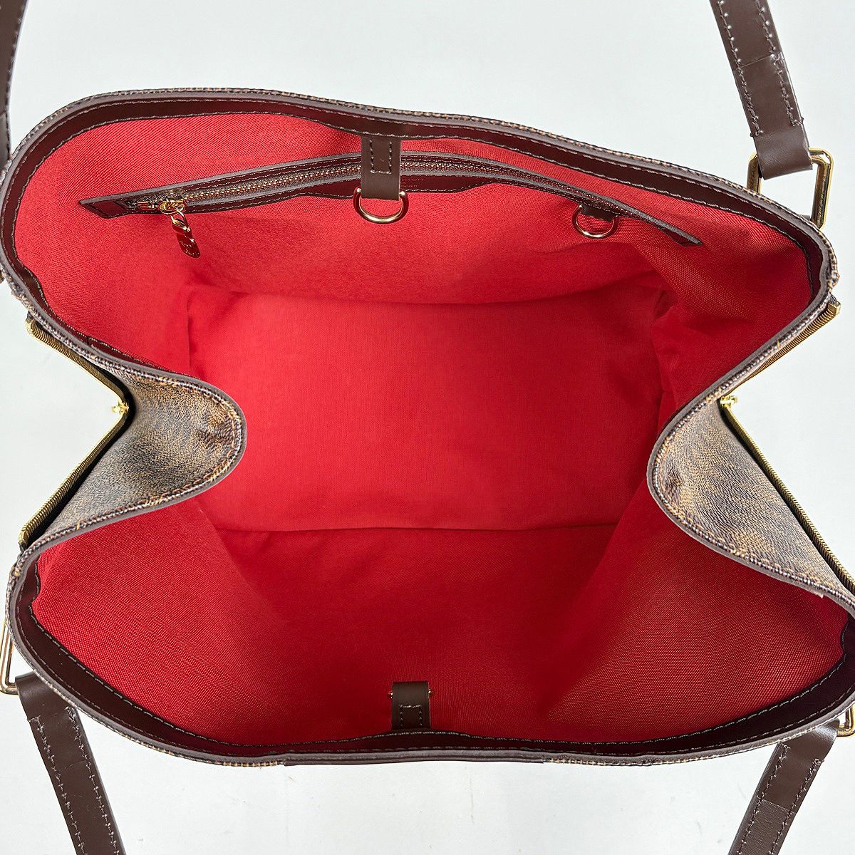 Louis Vuitton Shoulder Bag Tote Damier Brown — view 6
