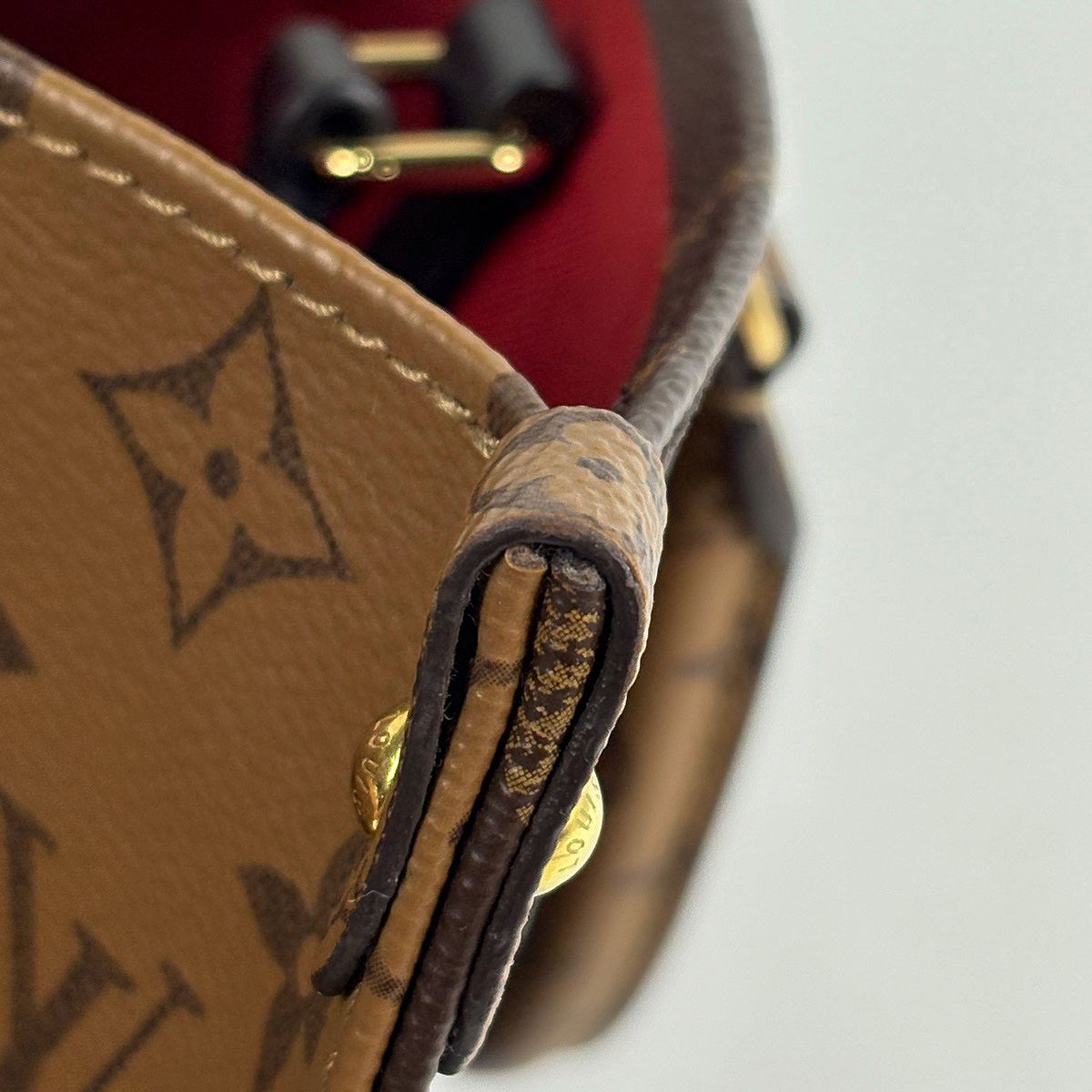 Louis Vuitton On The Go MM 2-Way Monogram Giant Tote Reverse Brown — view 5