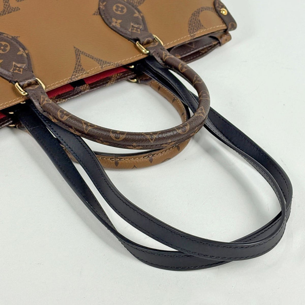 Louis Vuitton On The Go MM 2-Way Monogram Giant Tote Reverse Brown — view 6