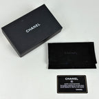 Chanel CC Logo Coin Case Card Caviar Leather Beige — view 8
