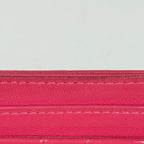 Chanel CC Logo Card Case Enamel Patent Leather Pink — view 5