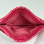 Chanel CC Logo Card Case Enamel Patent Leather Pink — view 6