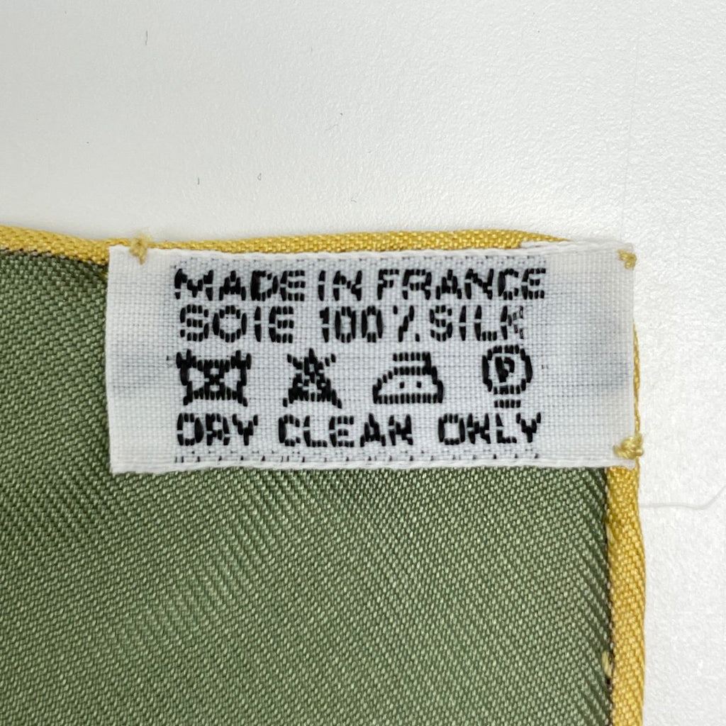 Hermes Carre 90 AU Coeur Des Bois in the Forest Scarf Silk Green Multicolor — view 2