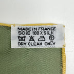 Hermes Carre 90 AU Coeur Des Bois in the Forest Scarf Silk Green Multicolor — view 2