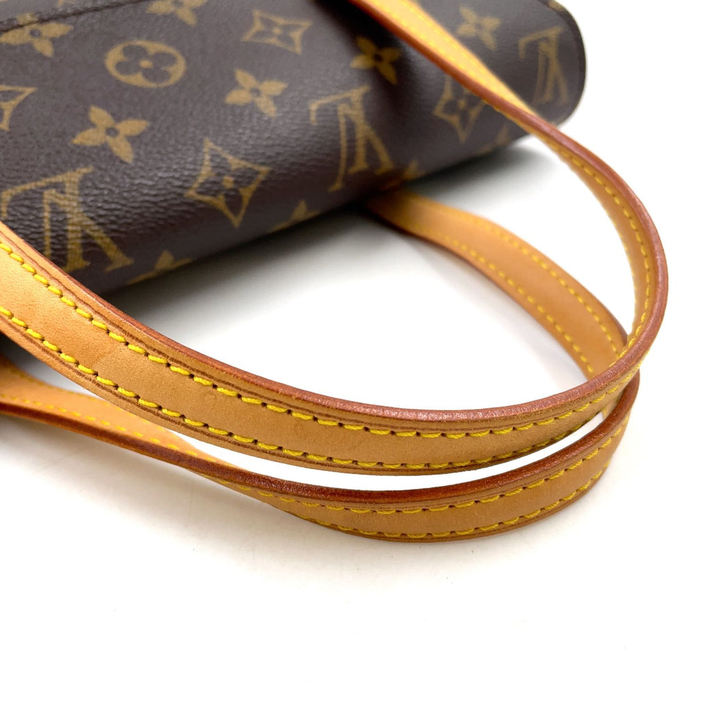Louis Vuitton Sonatine Monogram Leather Brown Light Handbag Gold — view 5