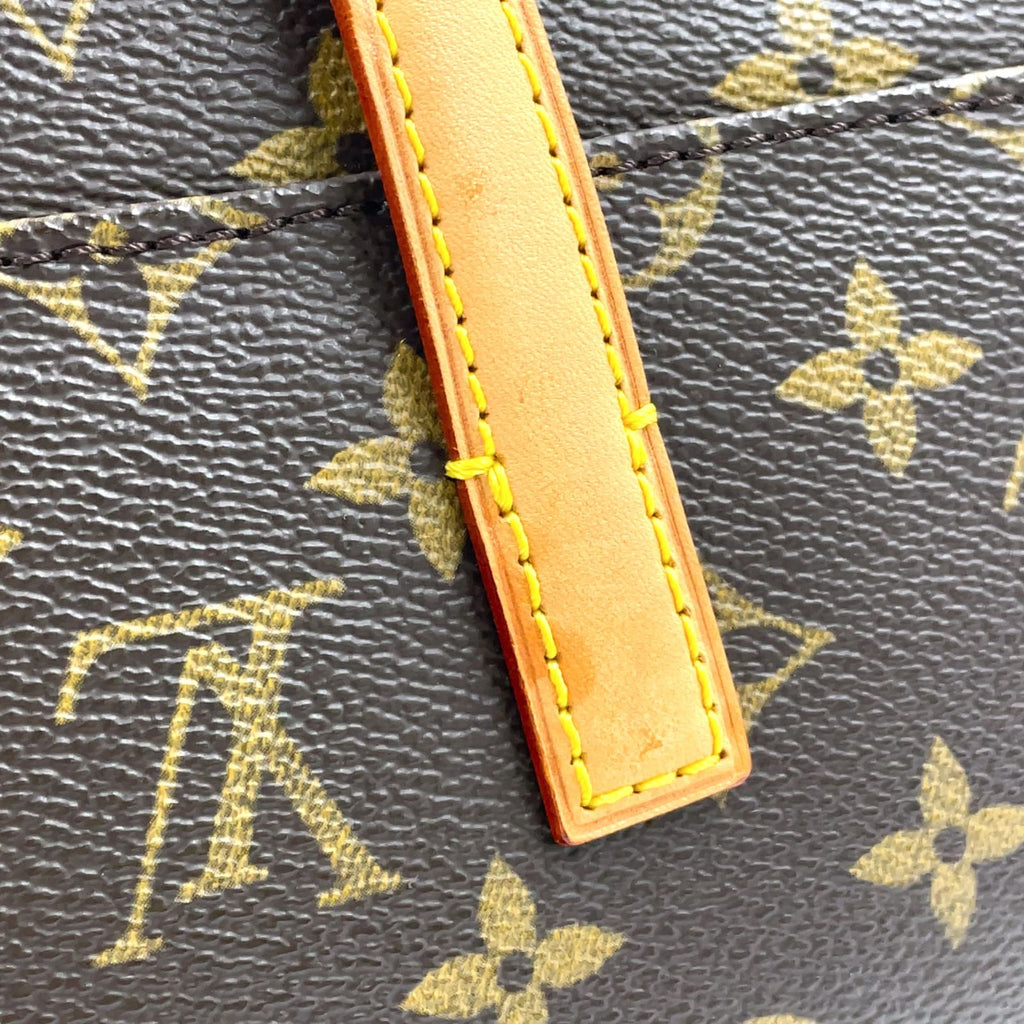 Louis Vuitton Sonatine Monogram Leather Brown Light Handbag Gold — view 8