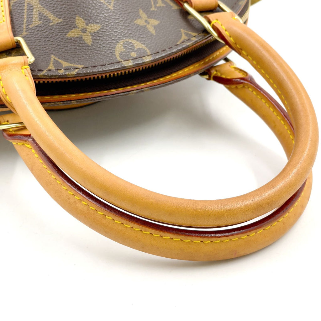 Louis Vuitton Ellipse PM Monogram Leather Brown Light Handbag Gold — view 5