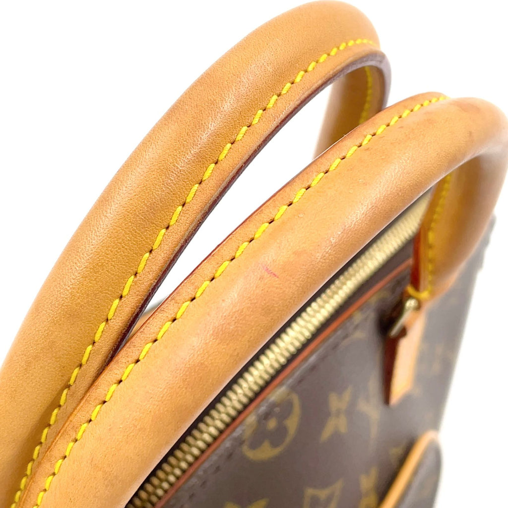 Louis Vuitton Ellipse PM Monogram Leather Brown Light Handbag Gold — view 6
