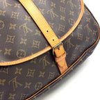 Louis Vuitton Saumur 35 Monogram Leather Brown Light Shoulder Bag Gold — view 8