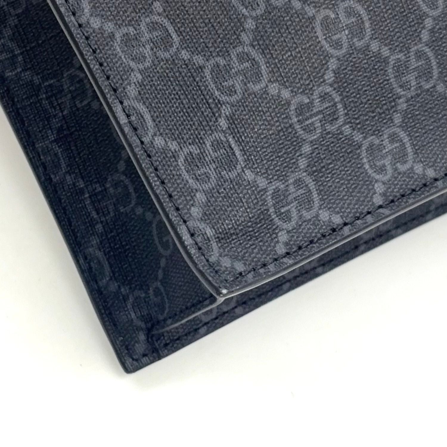 Gucci GG Supreme Leather Black Tote Silver — view 7