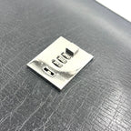 Gucci Guccissima Leather Black Business Bag Silver — view 5