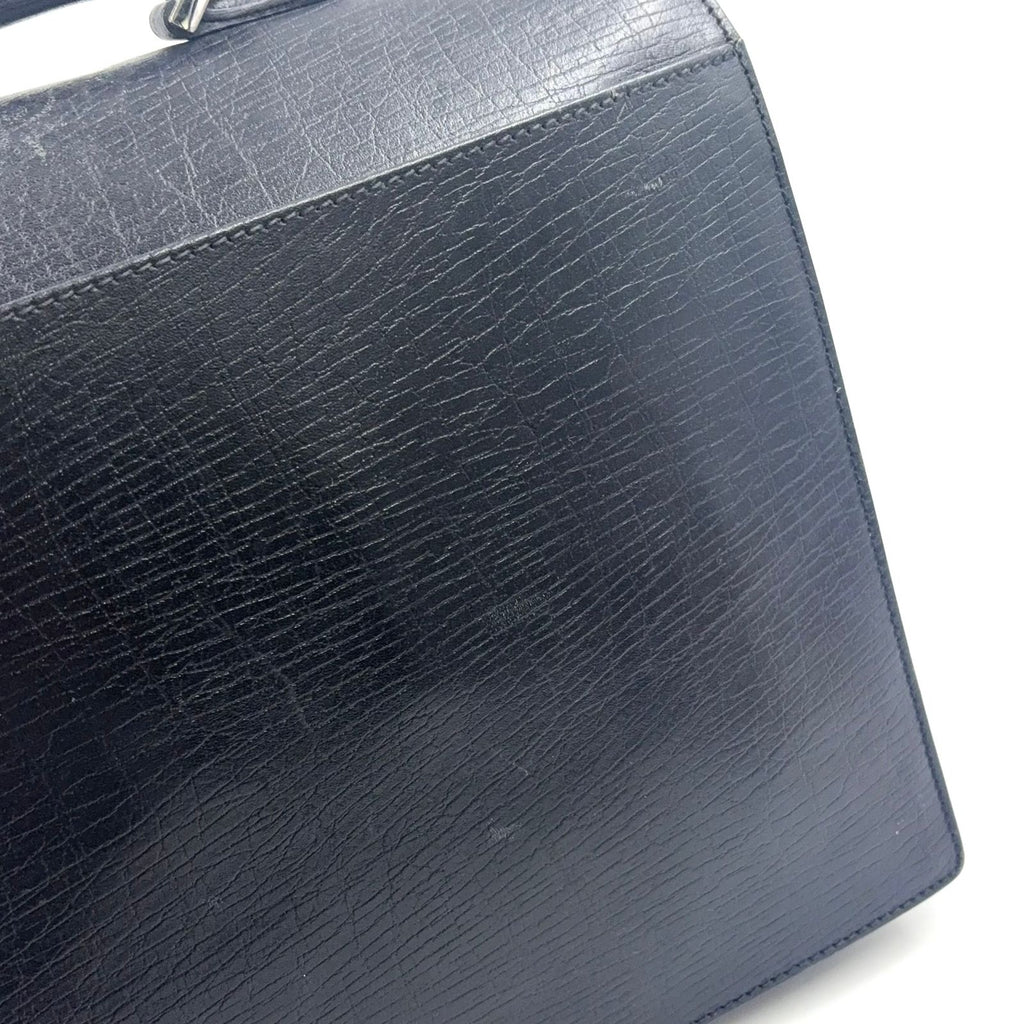 Gucci Guccissima Leather Black Business Bag Silver — view 7