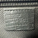 Gucci Guccissima Leather Black Business Bag Silver — view 4