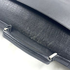 Gucci Guccissima Leather Black Business Bag Silver — view 9