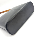 Louis Vuitton Matte Satta Monogram Calfskin Dark Gray Shoulder Bag Silver — view 5