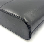 Louis Vuitton Matte Satta Monogram Calfskin Dark Gray Shoulder Bag Silver — view 6
