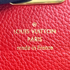 Louis Vuitton Portefeuille Pallas Monogram Initials Leather Brown Red Bifold — view 4